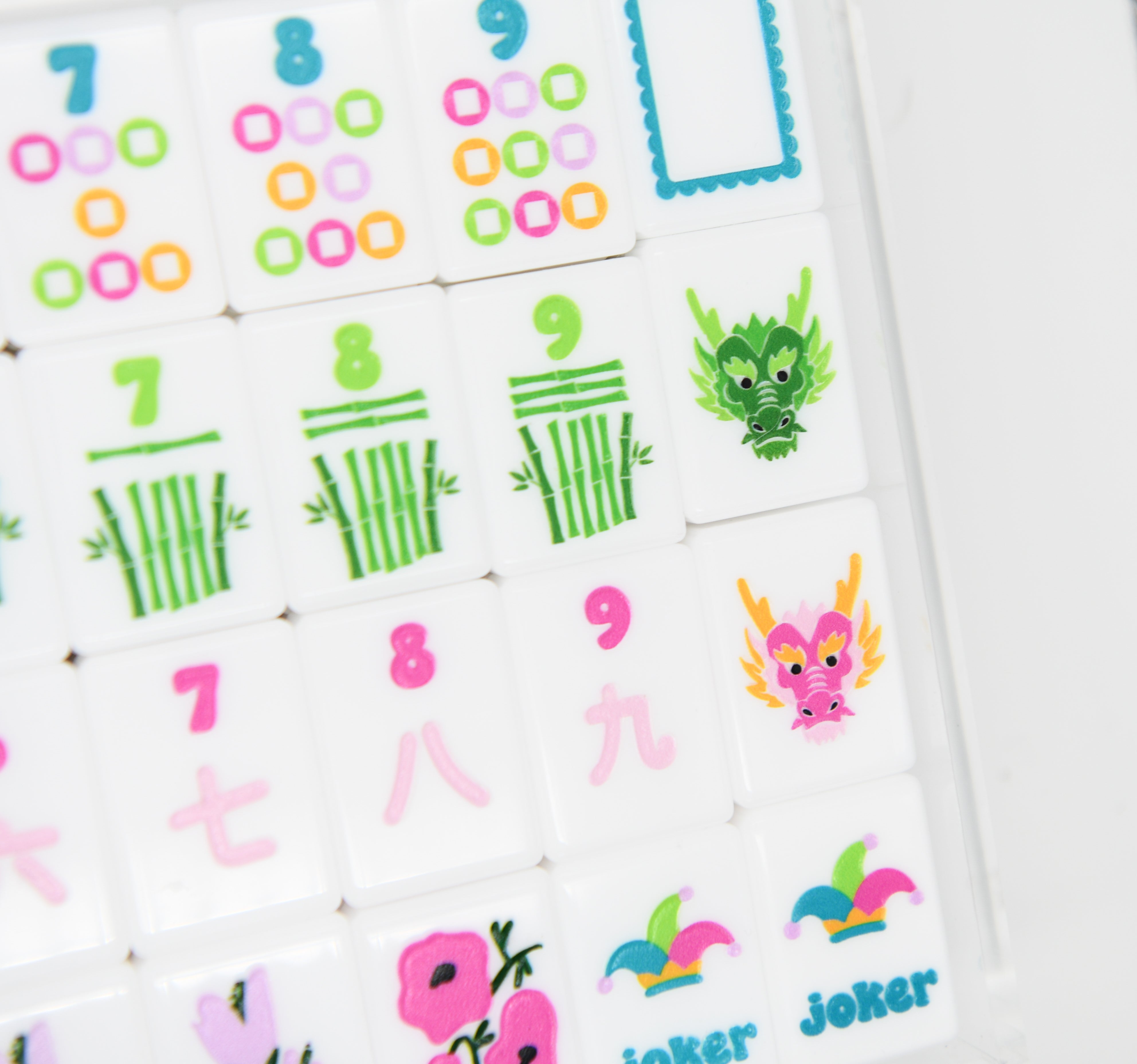 The Spring Set - Bright and Playful, Everyday Mahjong Tiles