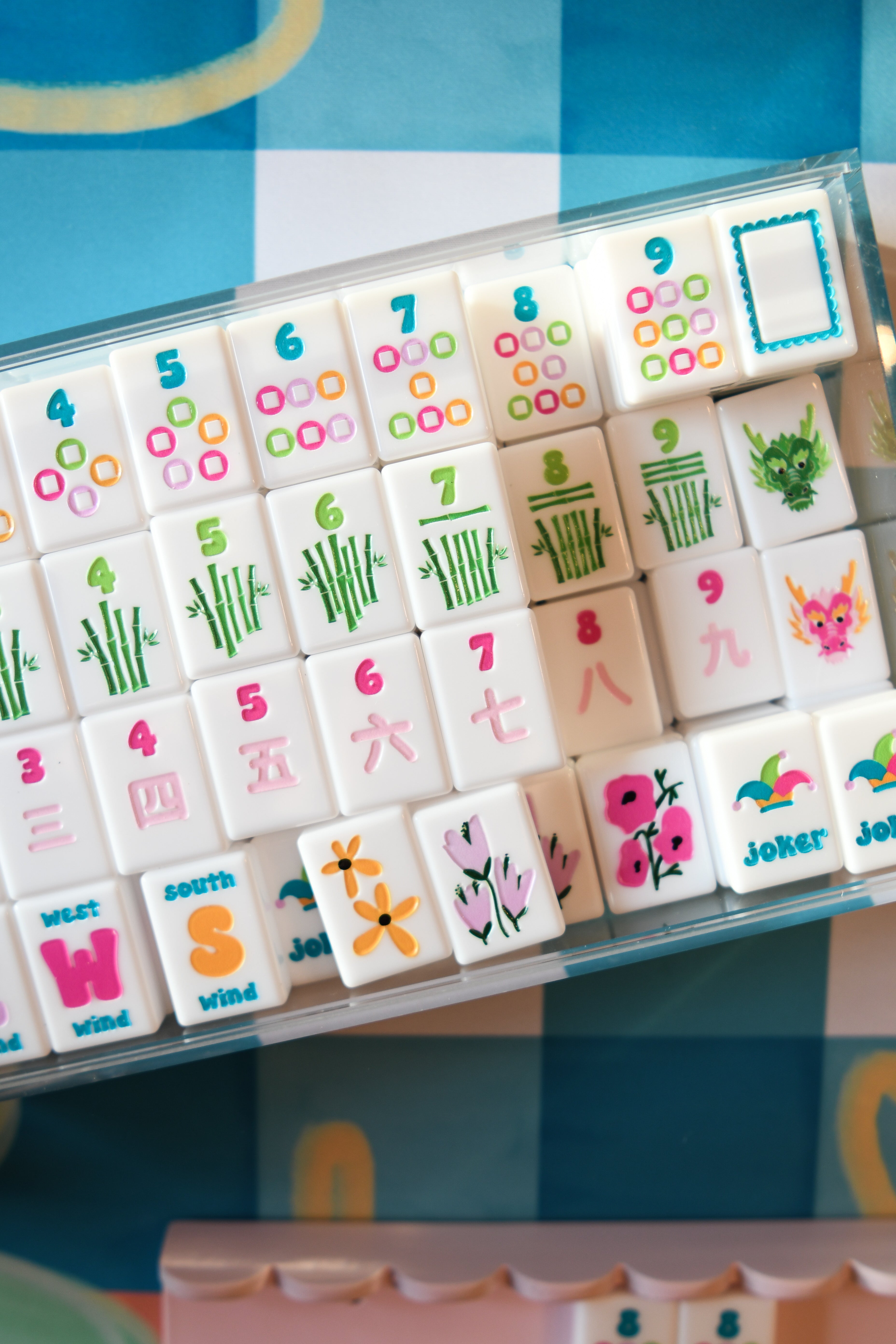 The Spring Set - Bright and Playful, Everyday Mahjong Tiles
