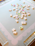 The Pale Eucalyptus Scallop Mat