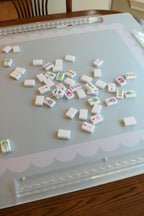 The Pale Eucalyptus Scallop Mat