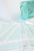 Miniature Acrylic Racks 12" with Scallop Pusher