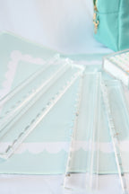 Miniature Acrylic Racks 12" with Scallop Pusher
