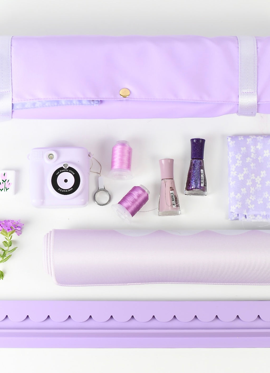 The Lilac Scallop Mat