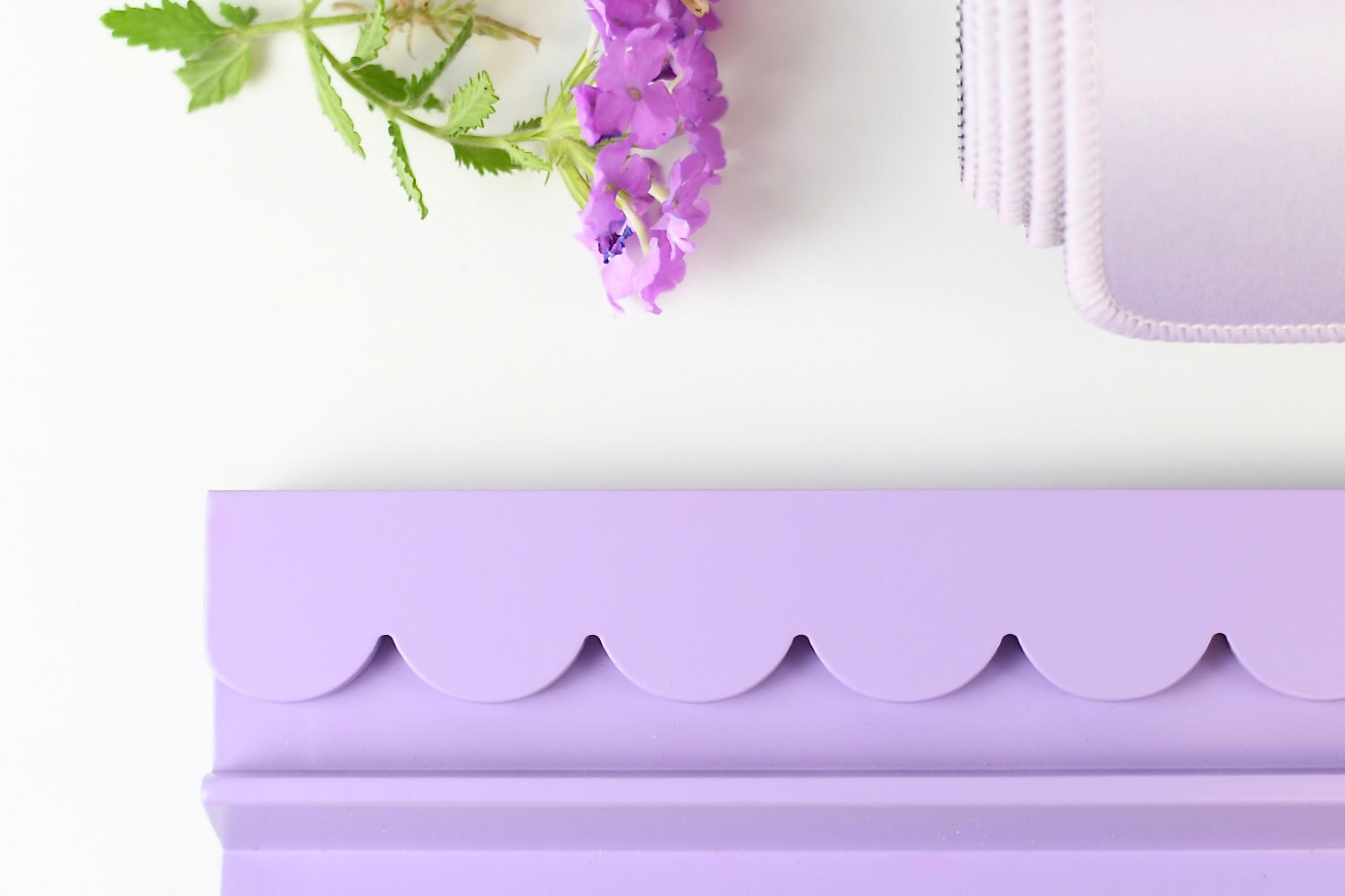Purple Mahjong Racks 20" with Scallop Pushers, 4 per set