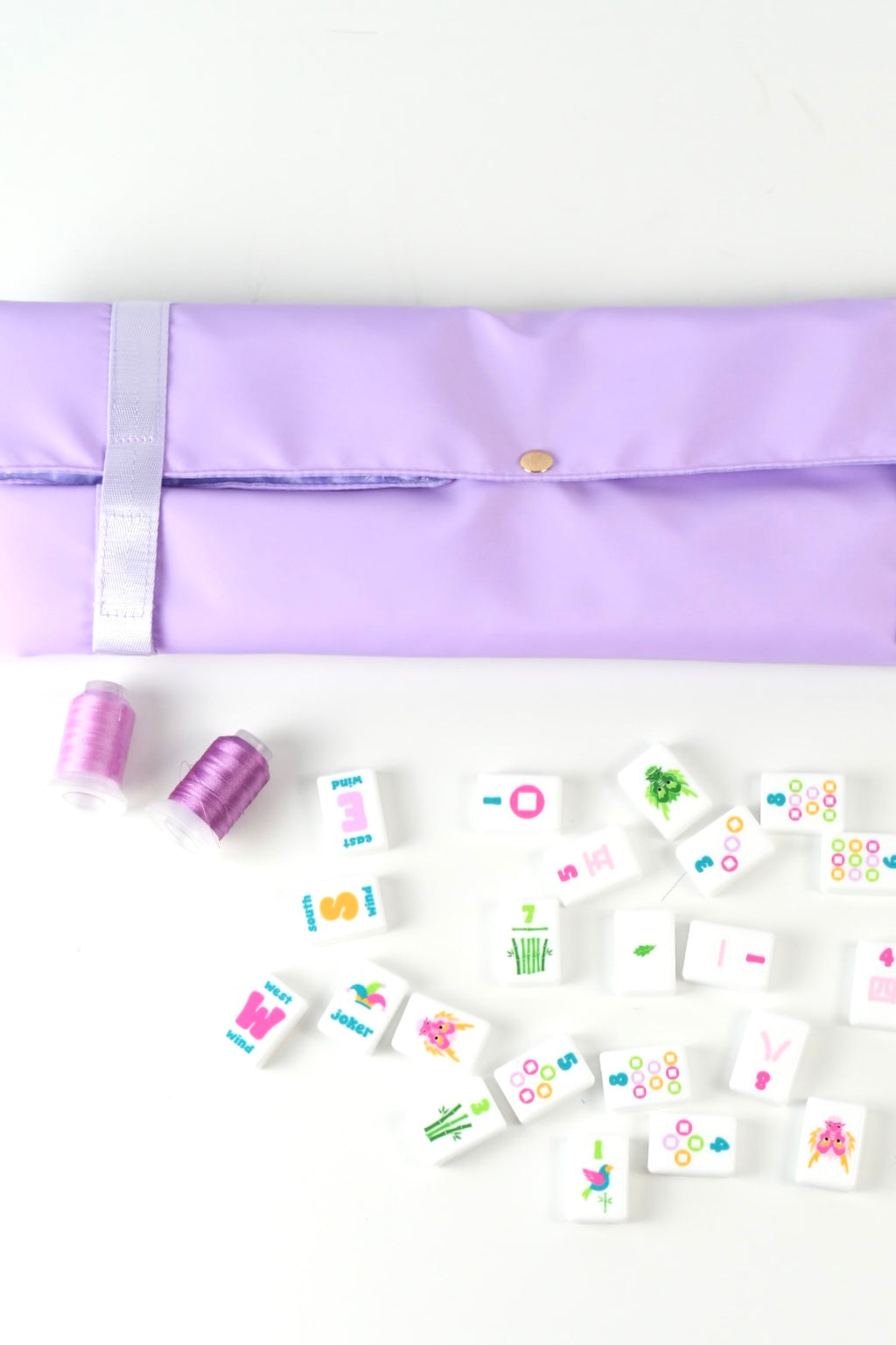 Mahjong Rack Bag - Lilac