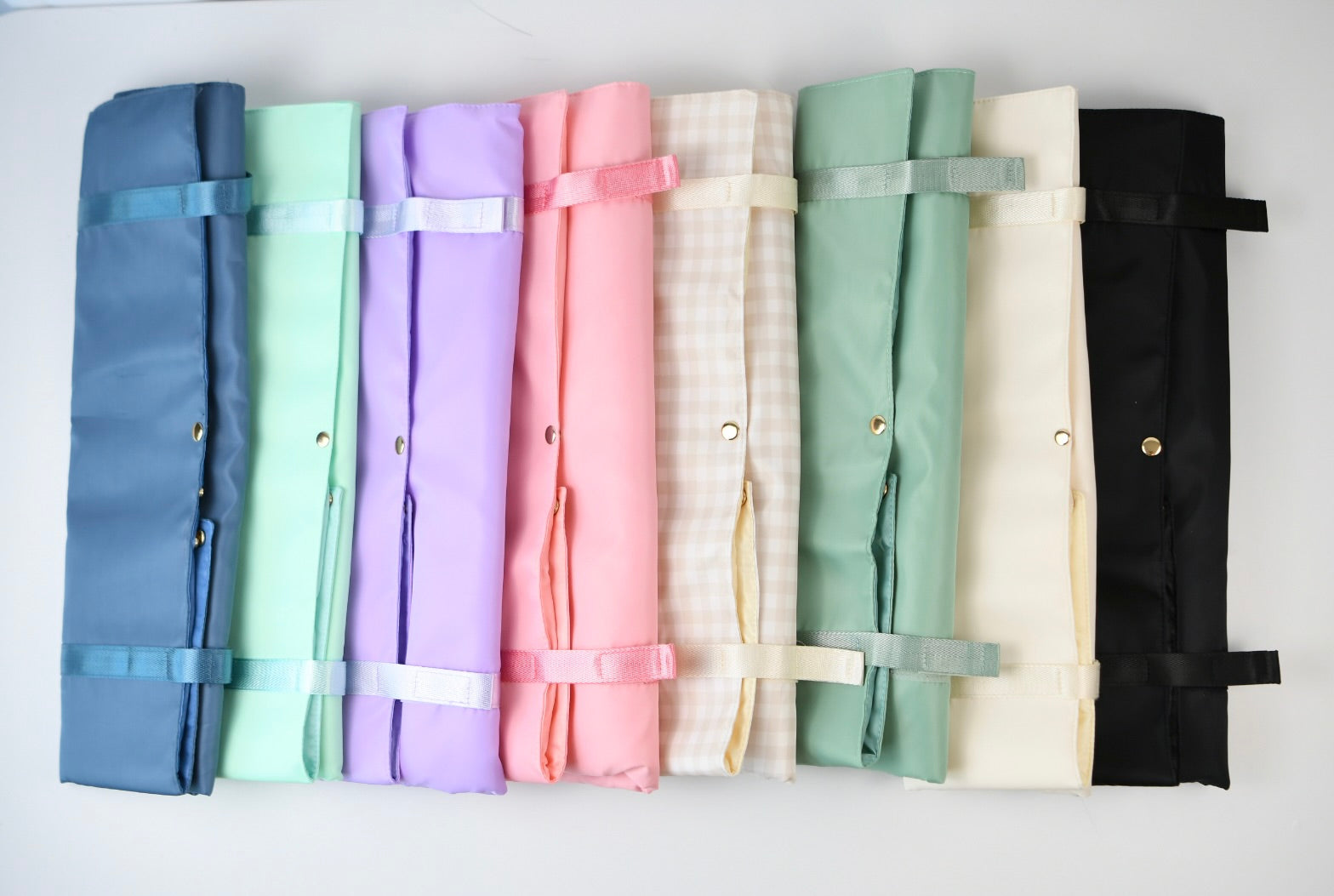 Mahjong Rack Bag - Tan Gingham