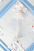 White Scallop Mahjong Table Lamp
