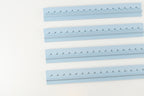 Powder Blue Mahjong Racks 20" with Scallop Pushers, 4 per set