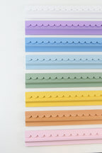 Italian Lemon (Yellow) Mahjong Racks 20" with Scallop Pushers, 4 per set