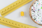 Italian Lemon (Yellow) Mahjong Racks 20" with Scallop Pushers, 4 per set