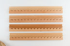 Natural Wood Mahjong Racks 20" with Scallop Pushers, 4 per set