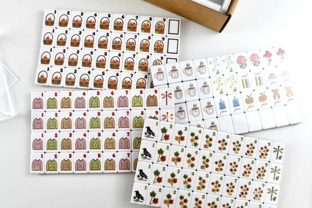 The Fall Set - Dreamy Autumn Mahjong Tiles