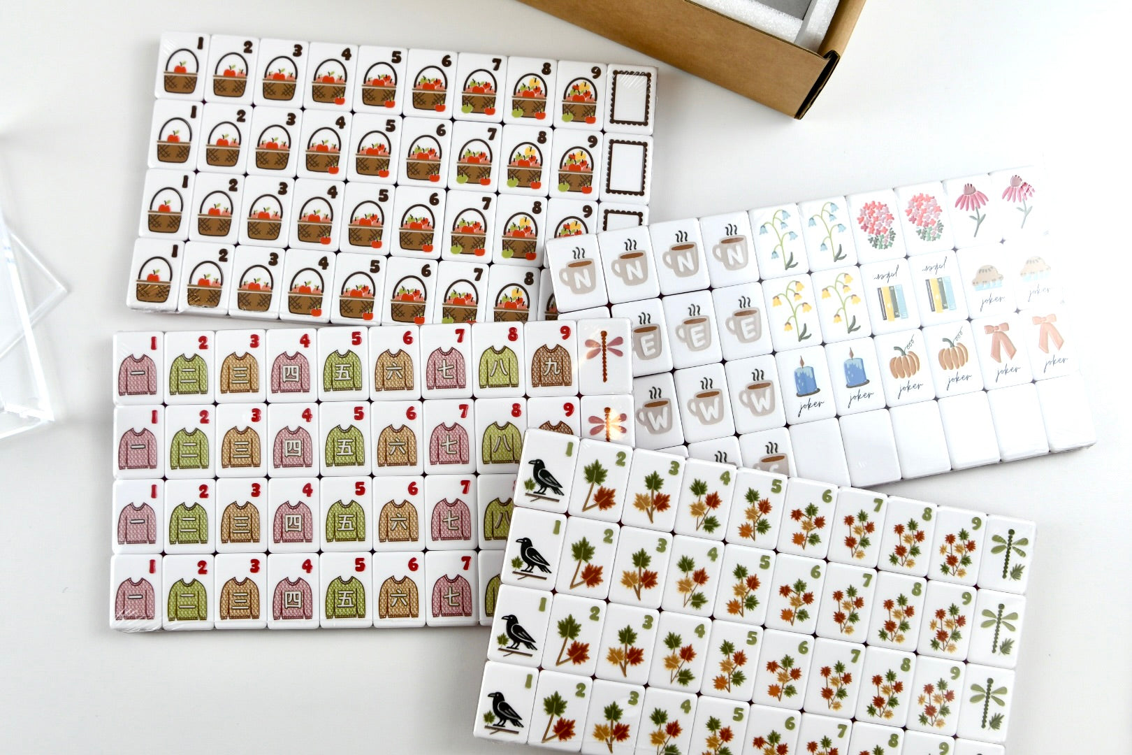The Fall Set - Dreamy Autumn Mahjong Tiles