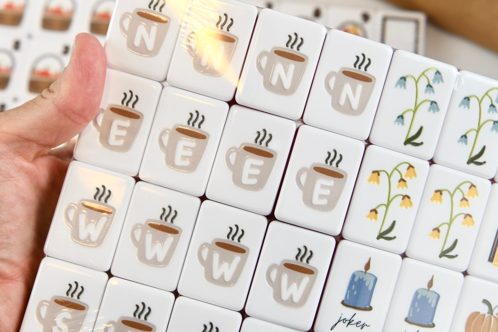 The Fall Set - Dreamy Autumn Mahjong Tiles
