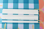 White Wood Mahjong Racks 20" with FLAT Pushers, 4 per set