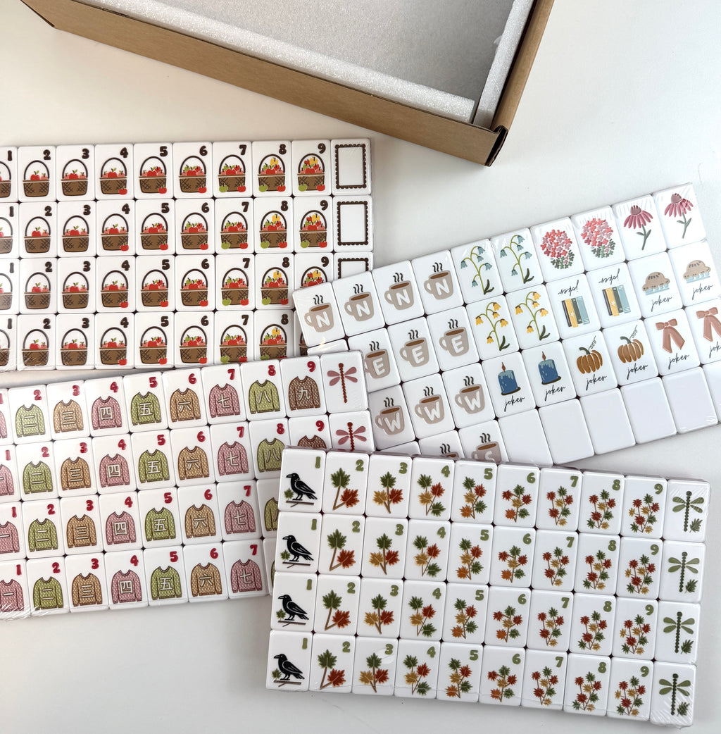The Fall Set - Dreamy Autumn Mahjong Tiles