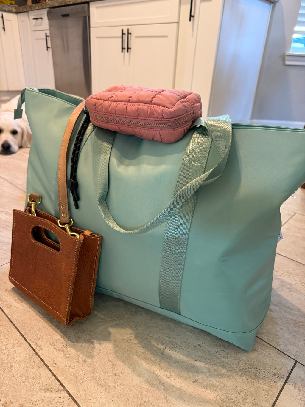 Carry All Mahjong Tote/Weekender Bag