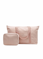 Pink Corduroy Mahjong Tote + Tile Bags